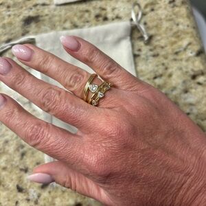 Kendra Scott Gold Rings Set